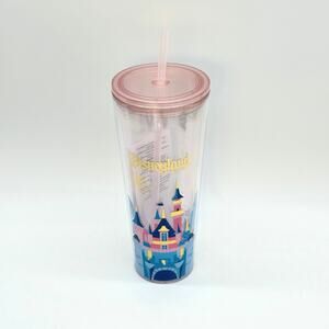 Starbucks Disneyland Sleeping Beauty Castle Venti Rose Gold Cold Cup Tumbler NEW